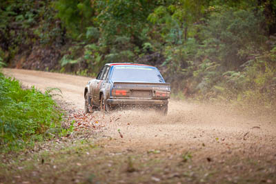 28;1979-Datsun-Stanza;28;30-November-2019;Alpine-Rally;Australia;C1;Darryn-Snooks;Datsun;Gippsland;Michael-Foreshew;Rally;VIC;auto;classic;historic;motorsport;racing;special-stage;super-telephoto;vintage