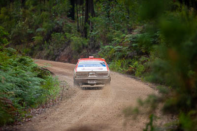 43;1975-Datsun-180B-SSS;30-November-2019;43;Alpine-Rally;Australia;Damien-Hanns;Datsun;Gippsland;P81;Rally;Stephen-Duthie;VIC;auto;classic;historic;motorsport;racing;special-stage;super-telephoto;vintage