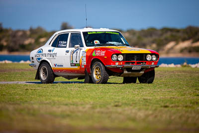 2;1970-Mazda-RX2;2;30-November-2019;Alpine-Rally;Australia;C1;Gippsland;Lakes-Entrance-Rotunda;Mazda;Nathan-Quinn;Rally;Ray-Winwood‒Smith;VIC;auto;classic;historic;motorsport;racing;super-telephoto;vintage