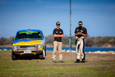 30-November-2019;Alpine-Rally;Australia;Carl-Stewart;Gippsland;Lakes-Entrance-Rotunda;Rally;VIC;Wes-Stewart;auto;classic;historic;motorsport;portrait;racing;super-telephoto;vintage