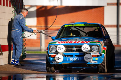 107;107;1976-Ford-Escort-RS1800;30-November-2019;Alpine-Rally;Australia;C1;Claire-Buccini;East-Gippsland;Ford;Gippsland;Keith-Fackrell;Lakes-Entrance;Rally;VIC;auto;car-wash;classic;historic;motorsport;racing;telephoto;vintage