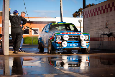 107;107;1976-Ford-Escort-RS1800;30-November-2019;Alpine-Rally;Australia;C1;Claire-Buccini;East-Gippsland;Ford;Gippsland;Keith-Fackrell;Lakes-Entrance;Rally;VIC;auto;car-wash;classic;historic;motorsport;racing;telephoto;vintage