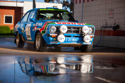 107;107;1976-Ford-Escort-RS1800;30-November-2019;Alpine-Rally;Australia;C1;Claire-Buccini;East-Gippsland;Ford;Gippsland;Keith-Fackrell;Lakes-Entrance;Rally;VIC;auto;car-wash;classic;historic;motorsport;racing;telephoto;vintage