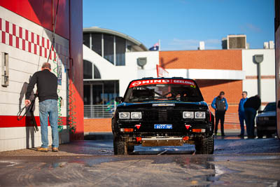 42;1980-Datsun-Stanza;30-November-2019;42;Alpine-Rally;Australia;CRC;Chris-Ellis;Datsun;East-Gippsland;Gippsland;Joel-Wald;Lakes-Entrance;Rally;VIC;auto;car-wash;classic;historic;motorsport;racing;telephoto;vintage