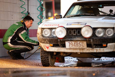 76;1976-Toyota-Celica;30-November-2019;76;Alpine-Rally;Australia;Brett-Maddren;East-Gippsland;Gippsland;James-Wilson;Lakes-Entrance;P81;Rally;Toyota;VIC;auto;car-wash;classic;historic;motorsport;racing;telephoto;vintage